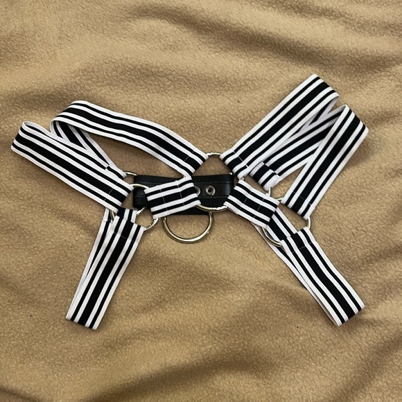 NWOT Breedwell White and Black Harness - Picture 2 of 3